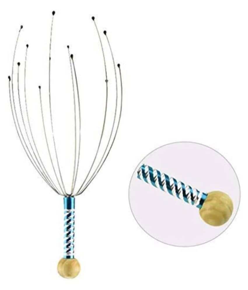 Apna Mall Bokomo Massager For Hair Growth, Scalp Head Massager Multi Colour (Pack of 1)