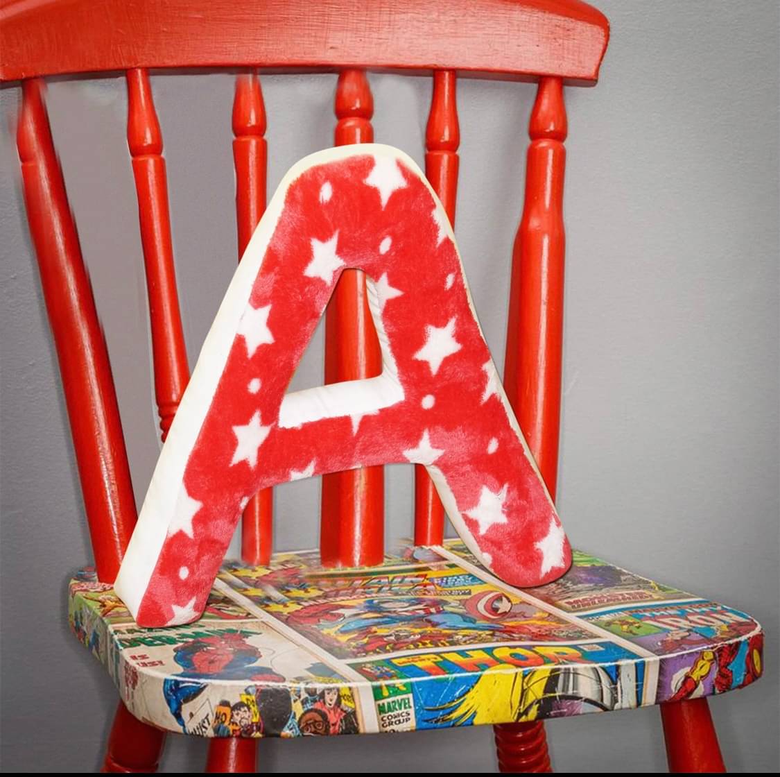     			Alphabet Shape Cushion