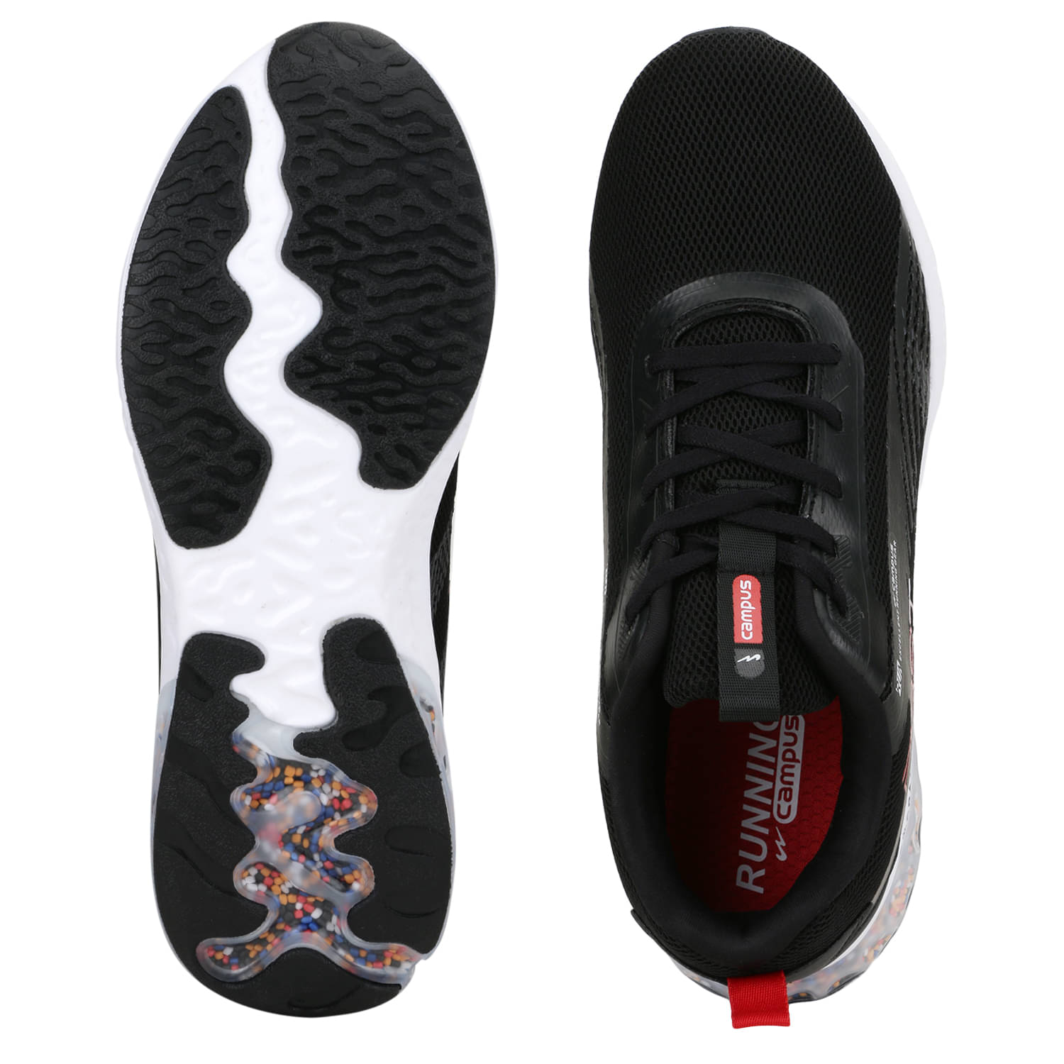 Buy Campus First Black Men's Sports Running Shoes Online at Best