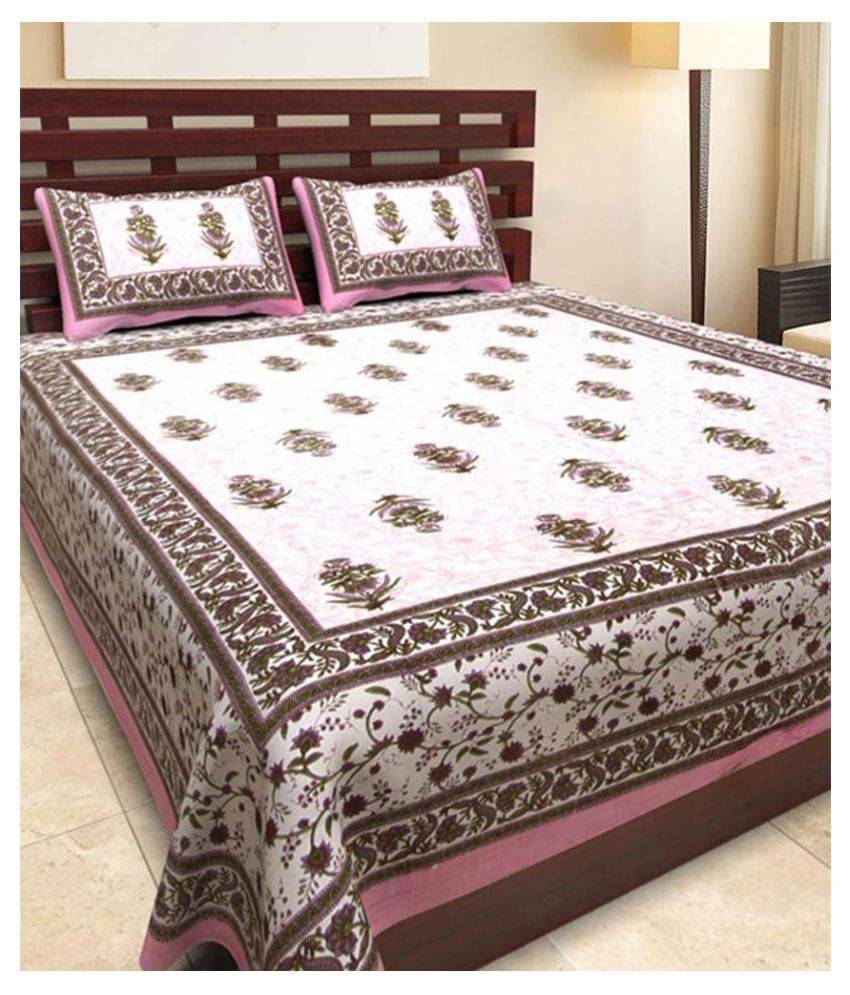     			Uniqchoice Cotton Double Bedsheet ( Assorted )