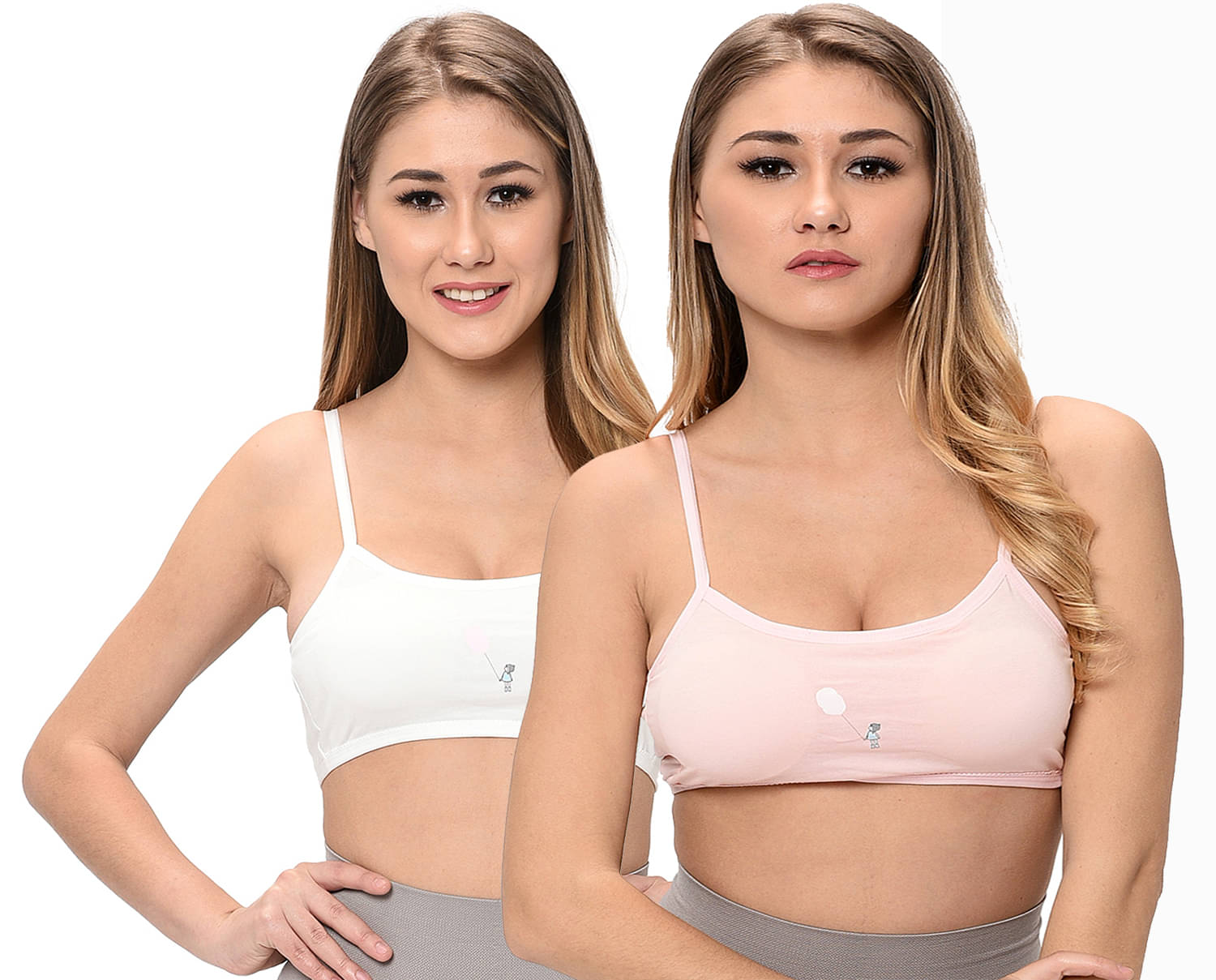 Elina Multi Color Cotton Solid Sports Bra Elina Multi Color Cotton Solid Sports Bra