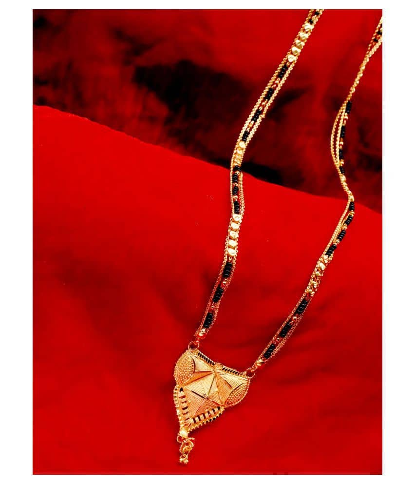 Shankhraj Mall Gold Plated Letest & Designer Mangalsutra For Women-100197