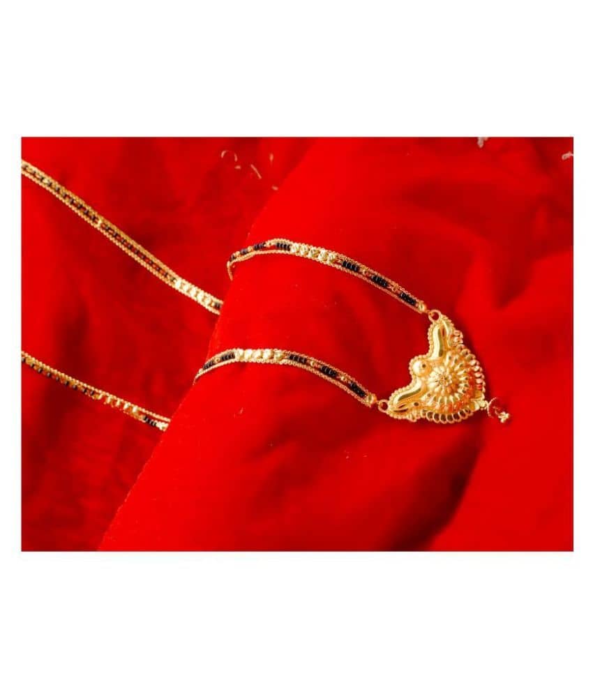 Shankhraj Mall Gold Plated Letest & Designer Mangalsutra For Women-100204