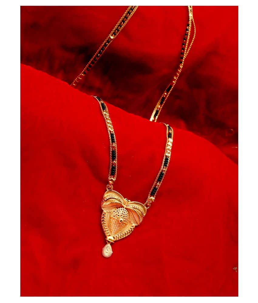 Shankhraj Mall Gold Plated Letest & Designer Mangalsutra For Women-100199