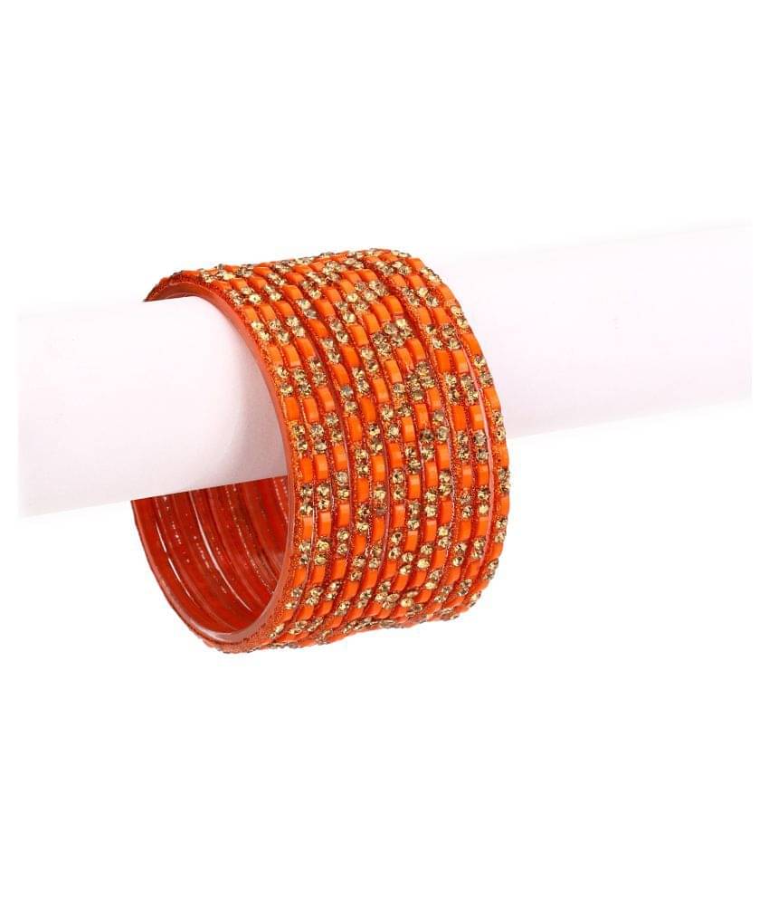     			Afast Bangle Party Set Fully Ornamented With Colorful Beads & Crystal With Safety Box-EG_2.8