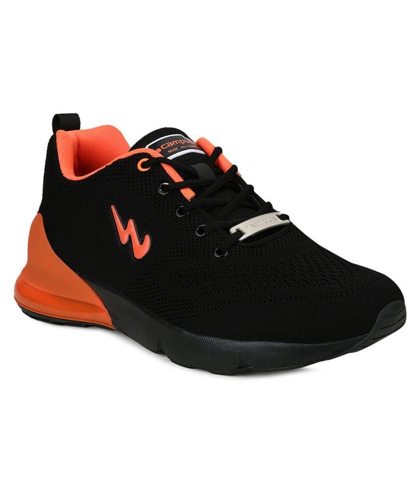 Campus FLYING FURY Black Men's Sports Running Shoes Campus FLYING FURY Black Men's Sports Running Shoes