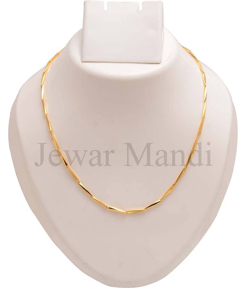 Jewar Mandi Chain Gold Plated Rich Look Long Size Latest Designer Daily Use Jewelry for Men Women, Boys Girls, Unisex - Jewellery Sets | Buy online on ZillyBuy
