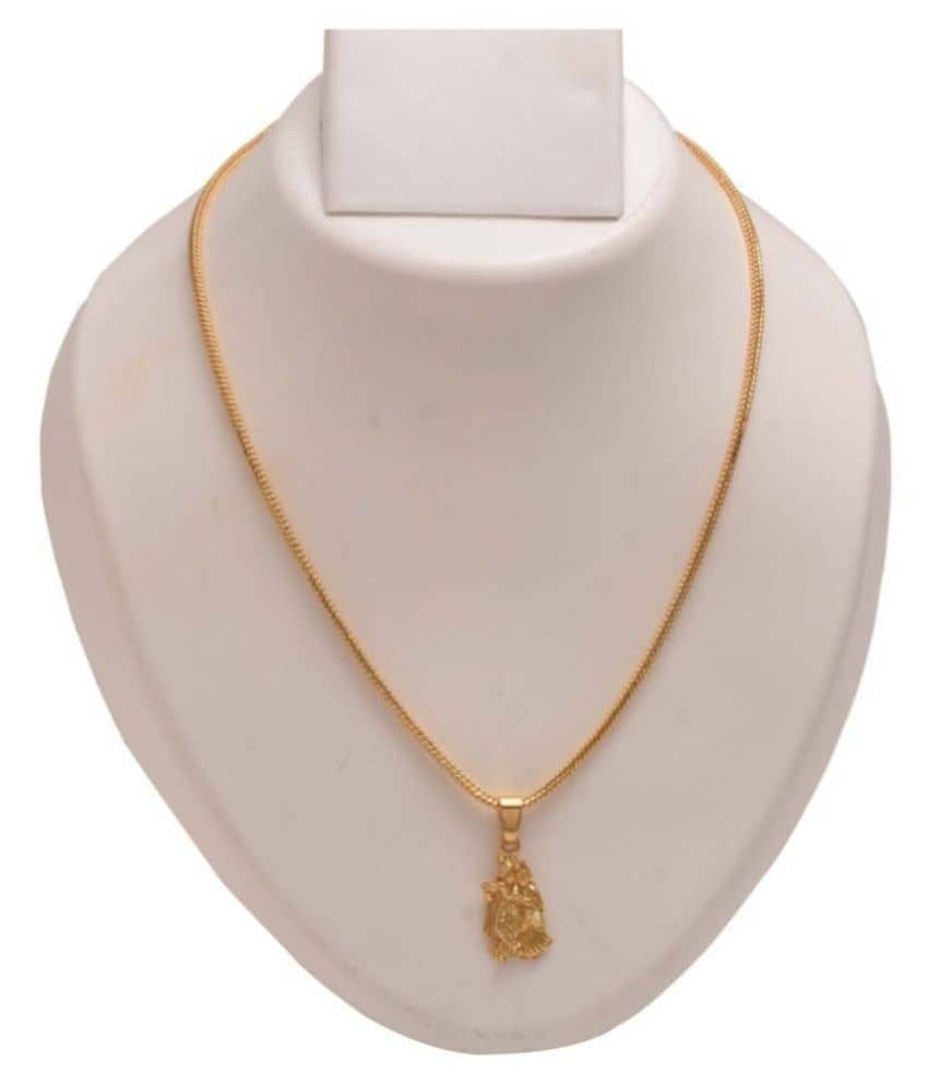 Jewar Mandi - Yellow Pendant ( Pack of 1 )