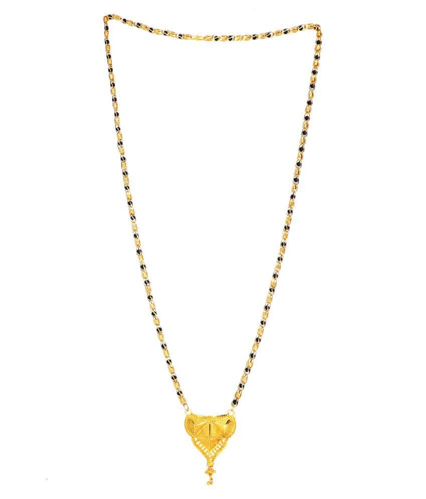 Shankhraj Mall Gold Plated Letest & Designer Mangalsutra For Women-100230