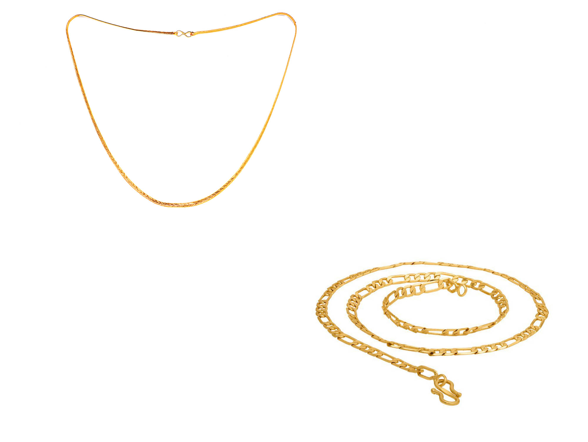 KRIMO Gold Plated Chain ( Set of 1 )