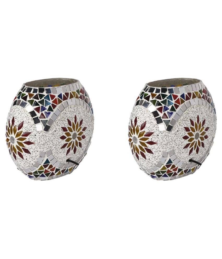 AFAST Decorative Table Night Lamp Glass Table Lamp - Pack of 2 AFAST Decorative Table Night Lamp Glass Table Lamp - Pack of 2