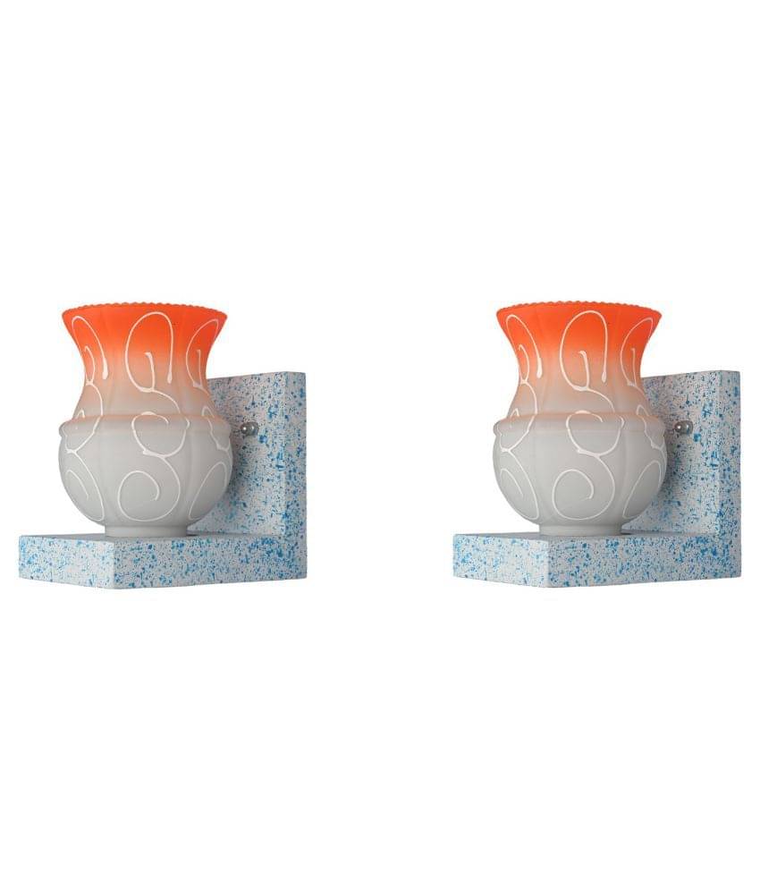     			AFAST Decorative Wall Lamp Light Glass Wall Light Multi - Pack of 2