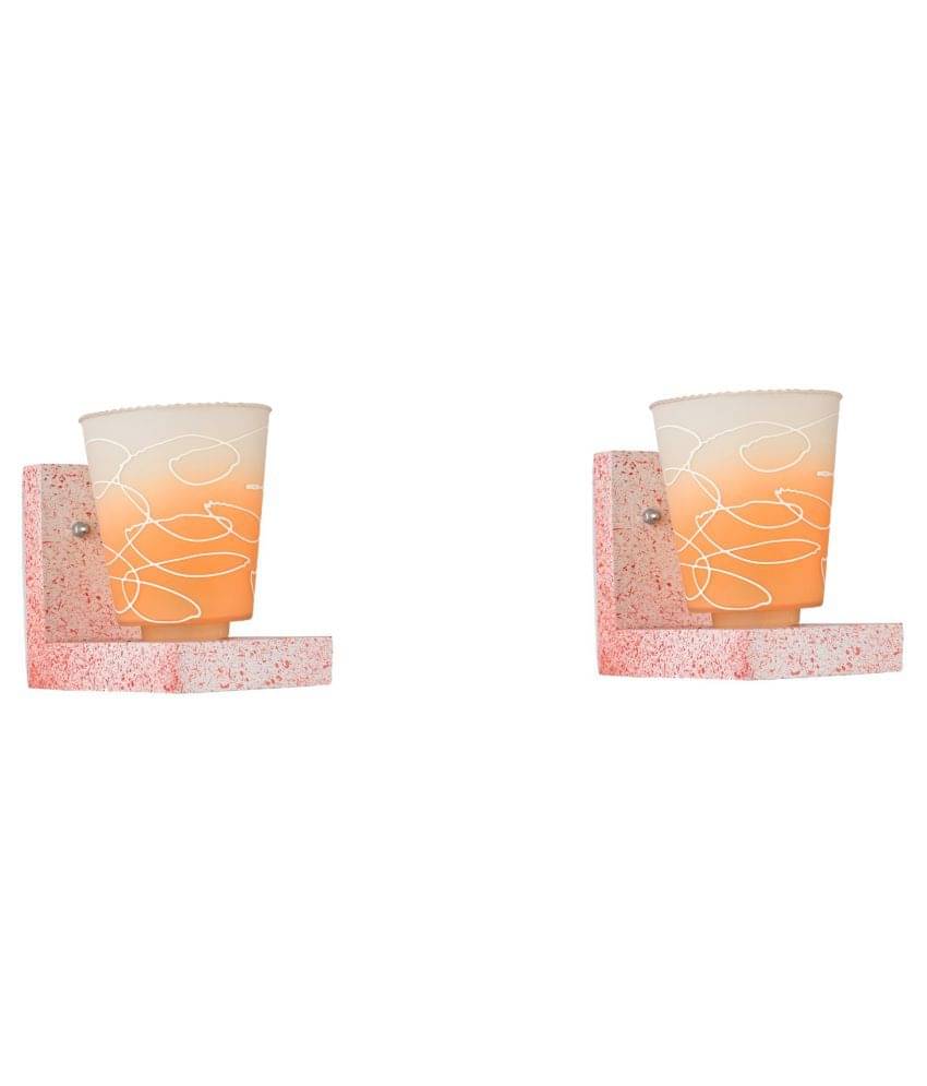     			AFAST Decorative Wall Lamp Light Glass Wall Light Multi - Pack of 2