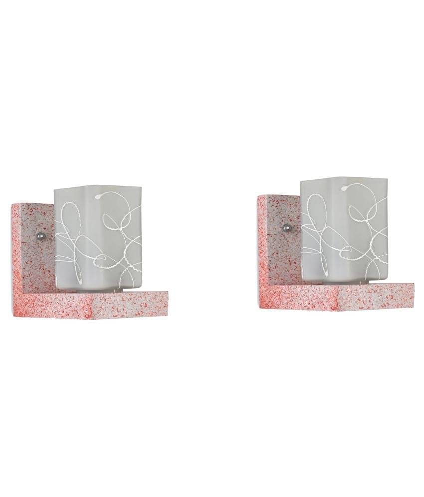     			AFAST Decorative Wall Lamp Light Glass Wall Light Multi - Pack of 2