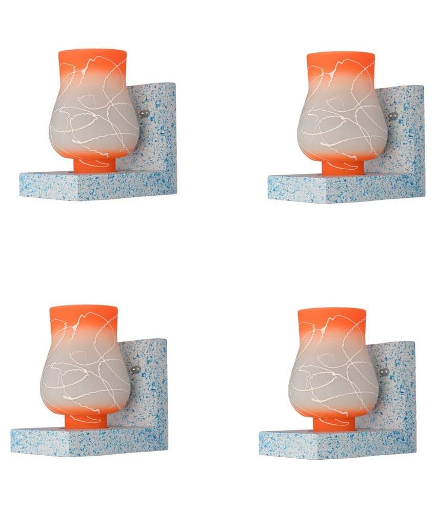 AFAST Decorative Wall Lamp Light Glass Wall Light Multi - Pack of 4 AFAST Decorative Wall Lamp Light Glass Wall Light Multi - Pack of 4