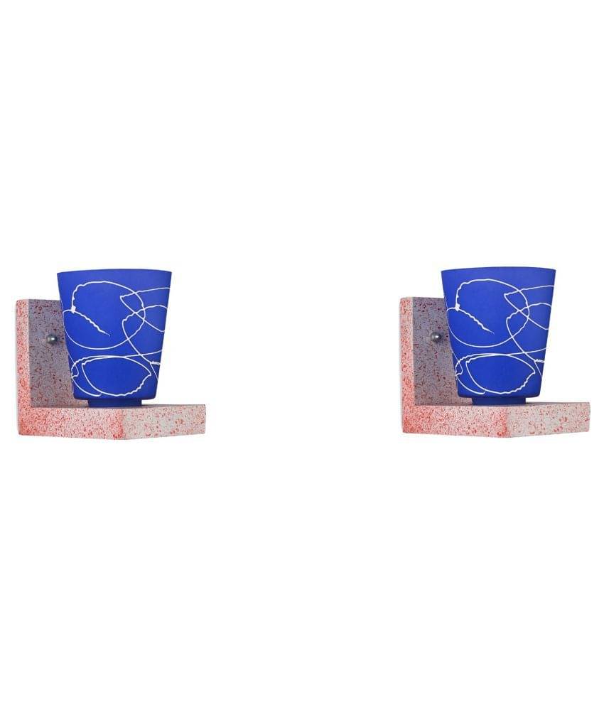     			AFAST Decorative Wall Lamp Light Glass Wall Light Multi - Pack of 2