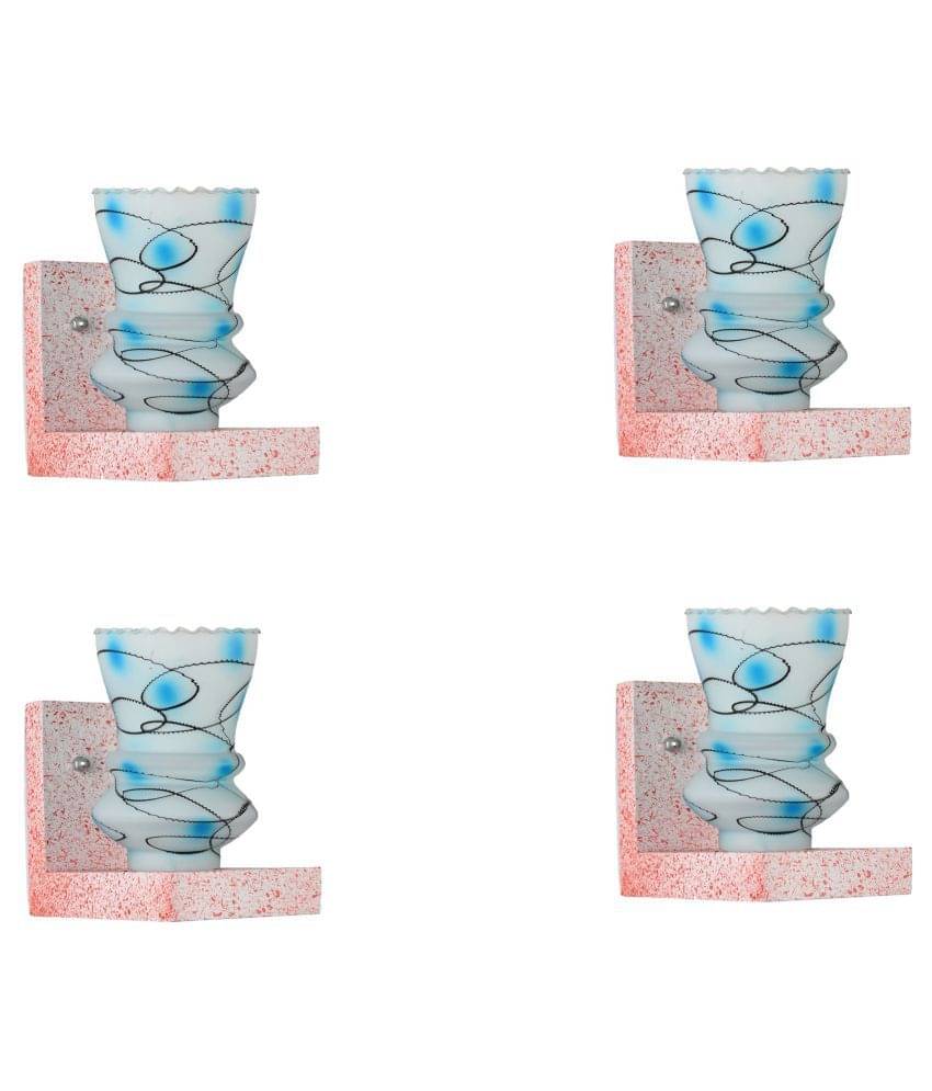    			AFAST Decorative Wall Lamp Light Glass Wall Light Multi - Pack of 4