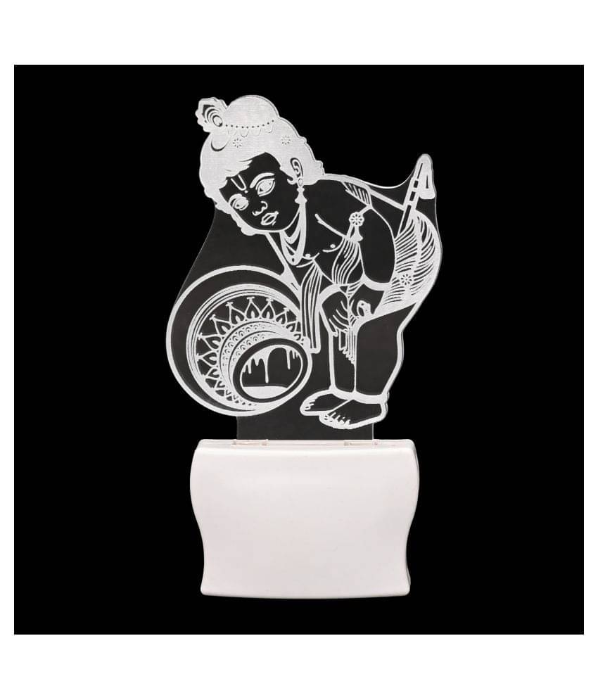     			AFAST Makanchor Krishna  Night Lamp White - Pack of 1