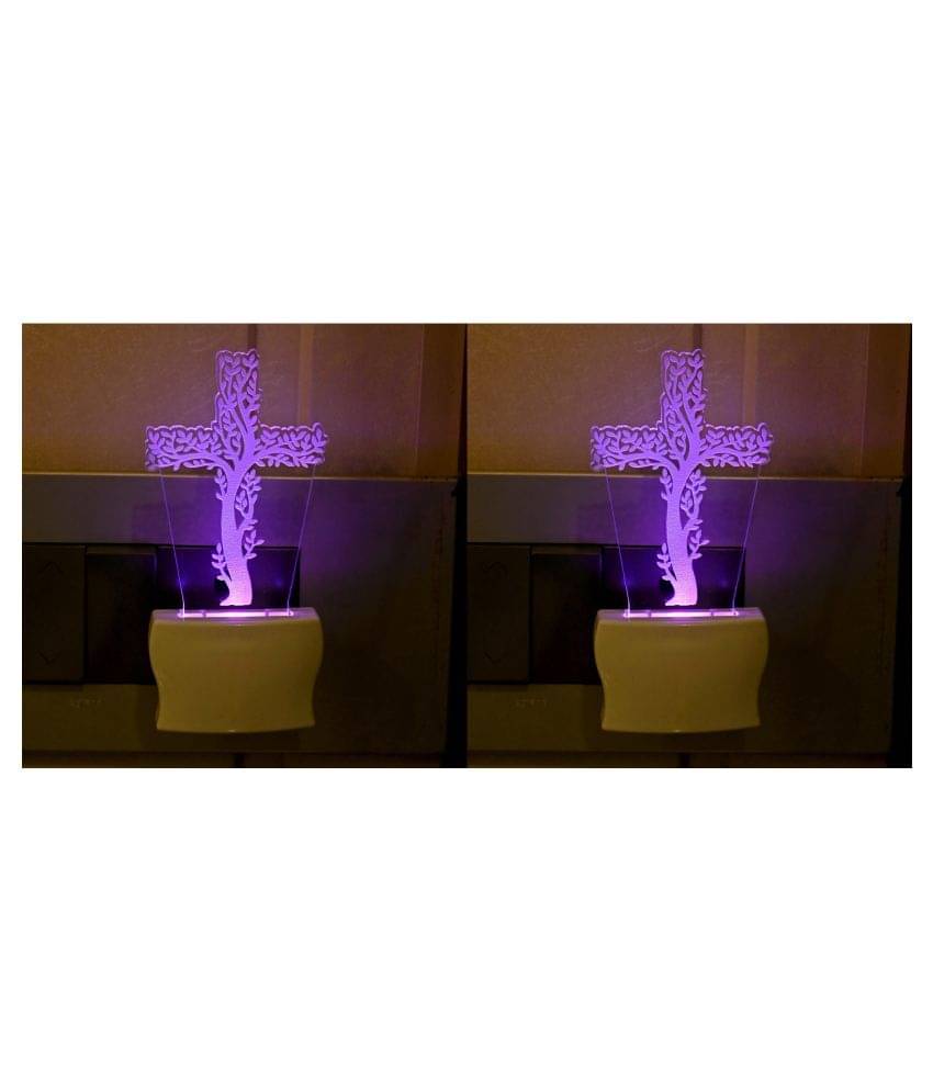 AFAST Night Lamp Acrylic Table Lamp - Pack of 2 AFAST Night Lamp Acrylic Table Lamp - Pack of 2