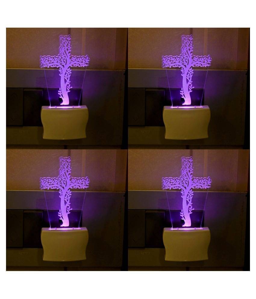 AFAST Night Lamp Acrylic Table Lamp - Pack of 4 AFAST Night Lamp Acrylic Table Lamp - Pack of 4