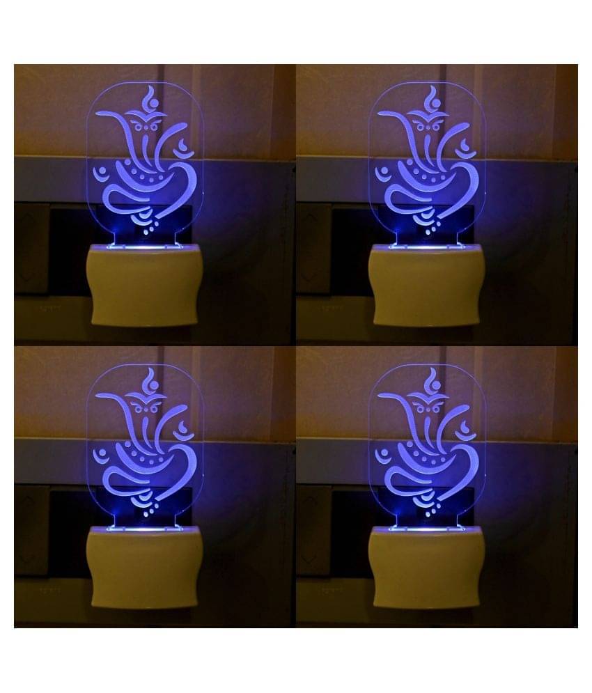 AFAST Night Lamp Acrylic Table Lamp - Pack of 4 AFAST Night Lamp Acrylic Table Lamp - Pack of 4