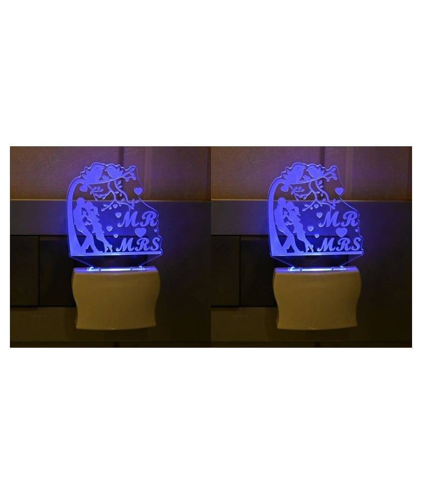 AFAST Night Lamp Acrylic Table Lamp - Pack of 2 AFAST Night Lamp Acrylic Table Lamp - Pack of 2