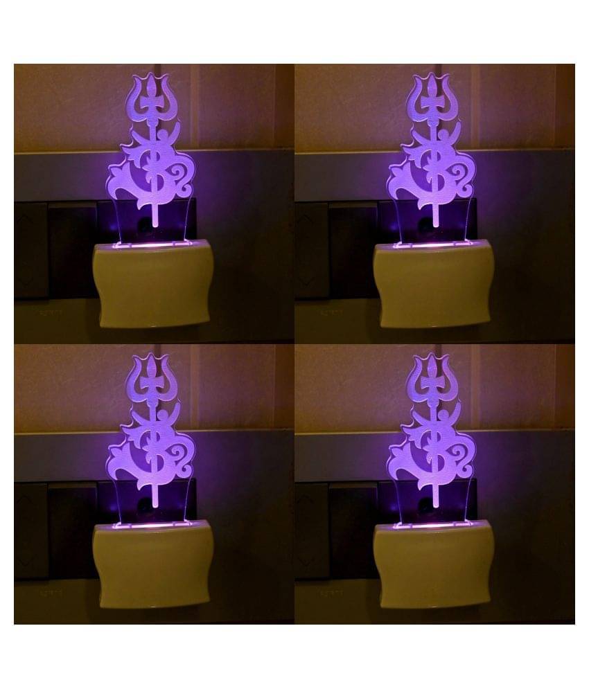     			AFAST Night Lamp Acrylic Table Lamp - Pack of 4