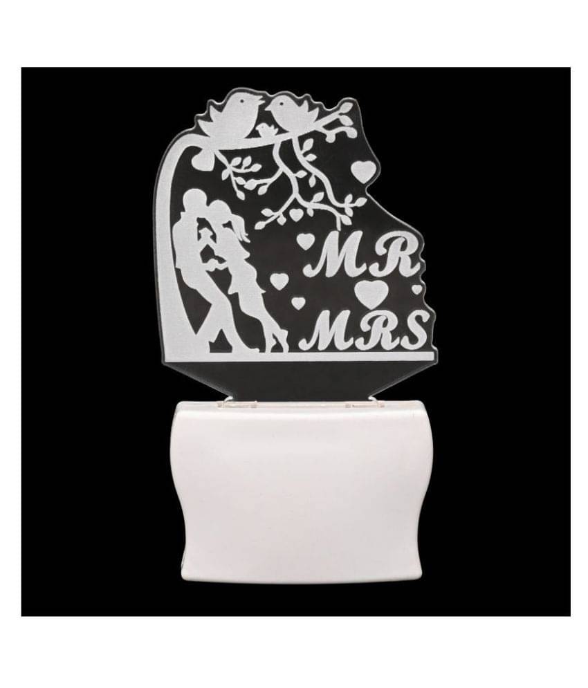 AFAST The Sweet Couple And Birds Night Lamp White - Pack of 1 AFAST The Sweet Couple And Birds Night Lamp White - Pack of 1