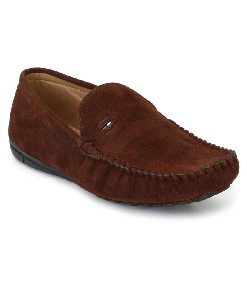     			Big Fox - Brown Men's Slip on loafers
