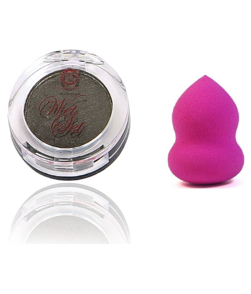 Colors Queen Wet Set Shimmer Highlighter with Beauty Blender Combo of 2 Colors Queen Wet Set Shimmer Highlighter with Beauty Blender Combo of 2