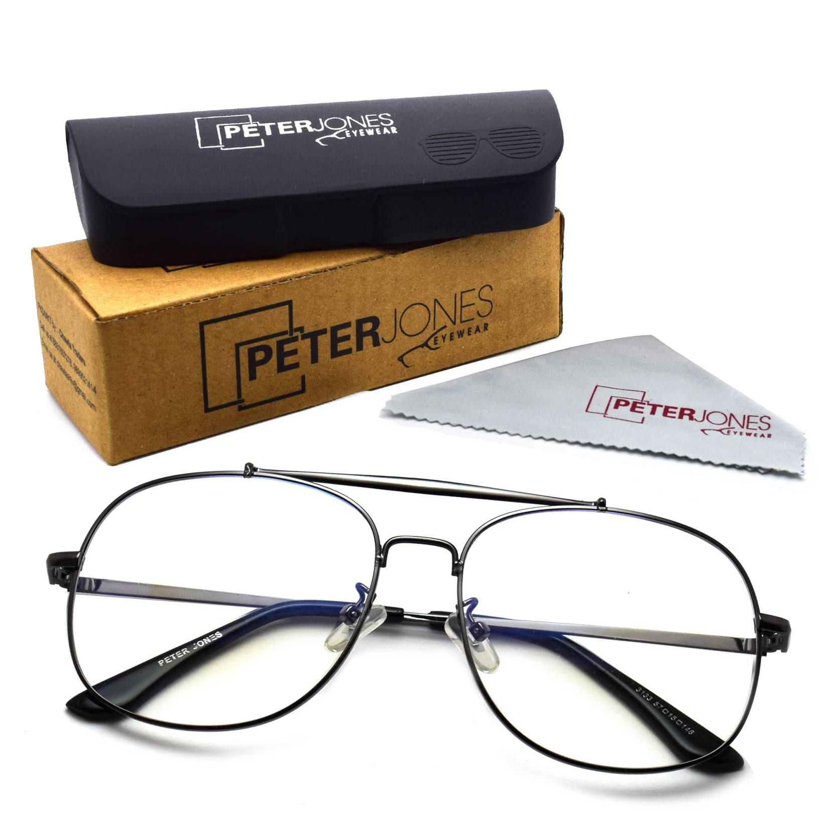     			Unisex Blue Cut & Anti-glare Computer Glasses | For Computer Mobile TV | Eye Protection | Zero Power | Brand - Peter Jones
