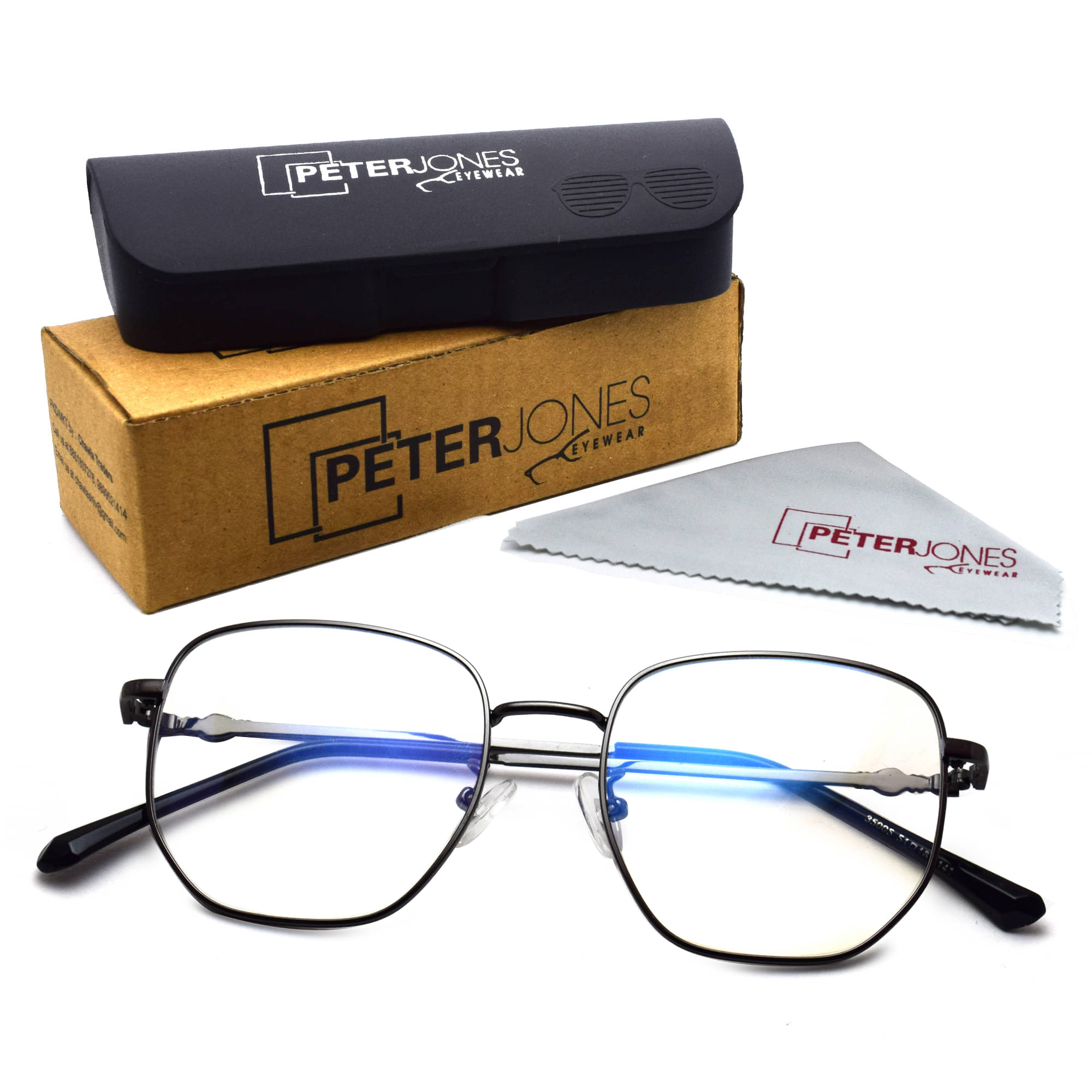     			Unisex Blue Cut & Anti-glare Computer Glasses | For Computer Mobile TV | Eye Protection | Zero Power | Brand - Peter Jones