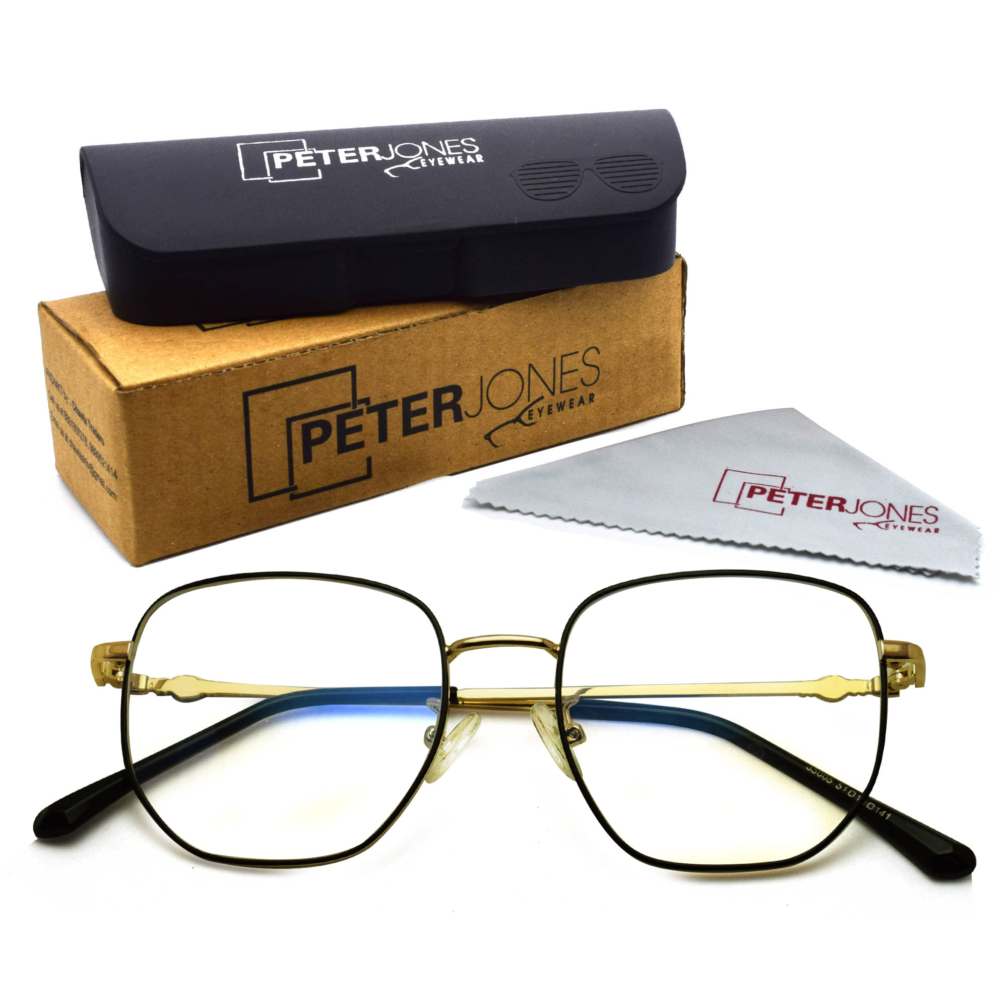     			Unisex Blue Cut & Anti-glare Computer Glasses | For Computer Mobile TV | Eye Protection | Zero Power | Brand - Peter Jones