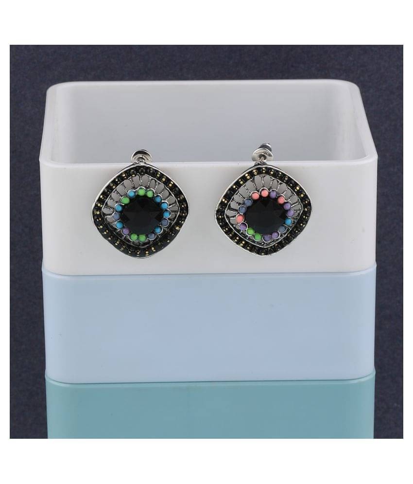     			SILVER SHINE  Charm Party Wear Diamond Stud Earring For Women Girl