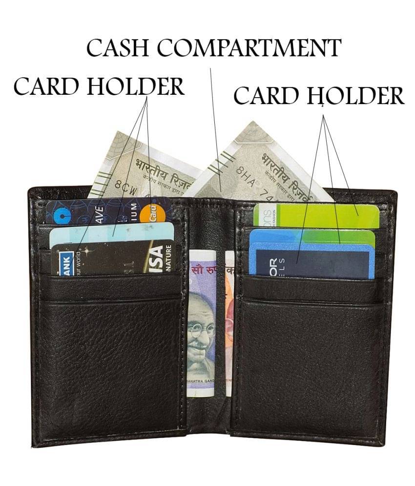     			STYLE SHOES Black Card Holder