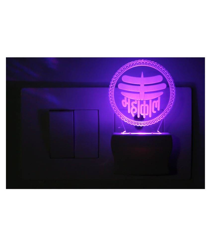 Somil 3D Illusion LED Destroyer Mahakal Night Lamp Multi - Pack of 1 Somil 3D Illusion LED Destroyer Mahakal Night Lamp Multi - Pack of 1