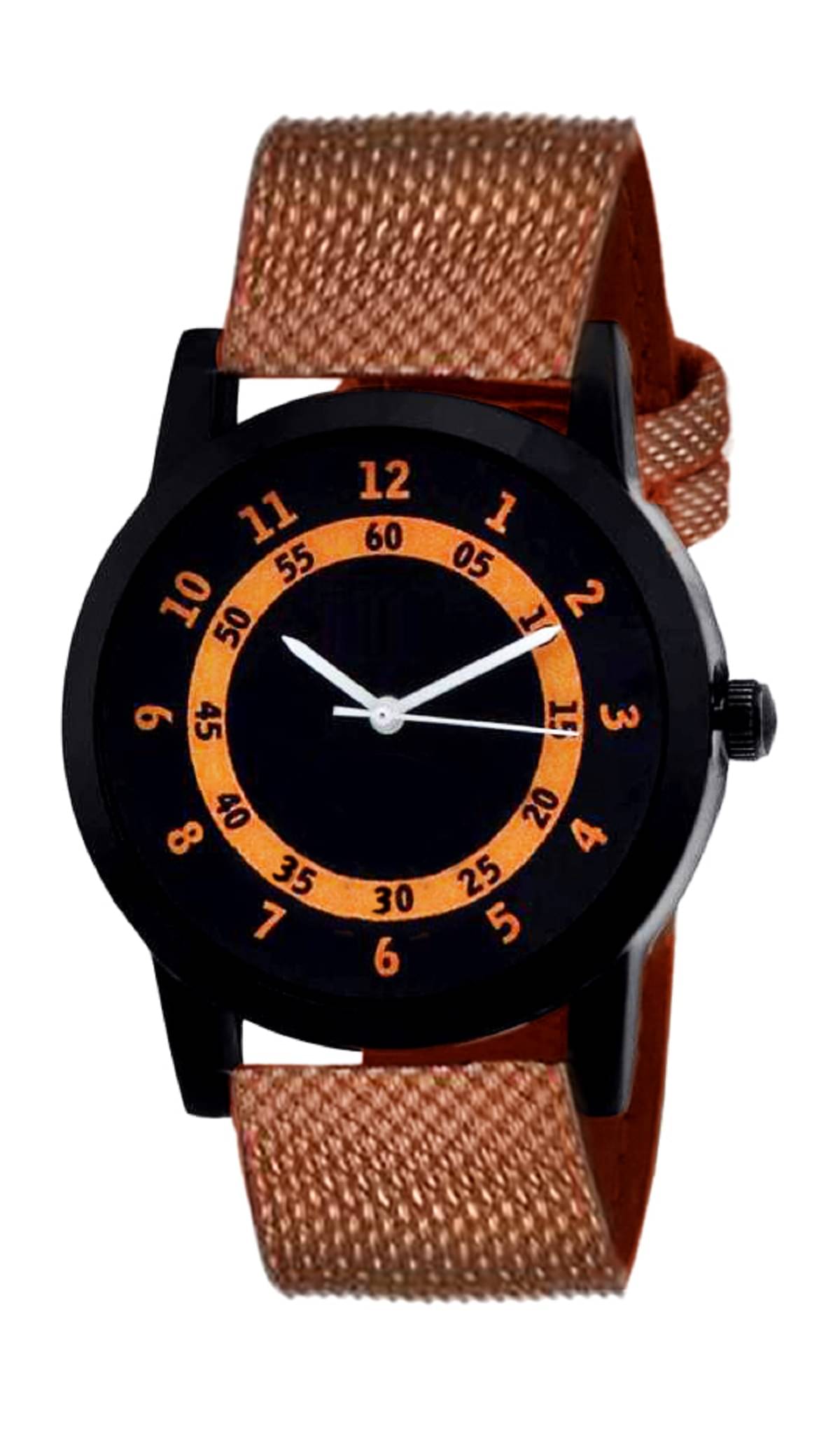     			newmen NM-11 BROWN PU Analog Men's Watch