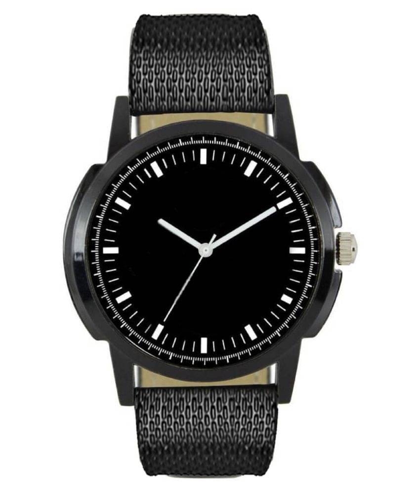     			newmen NM-20 BLACK PU Analog Men's Watch