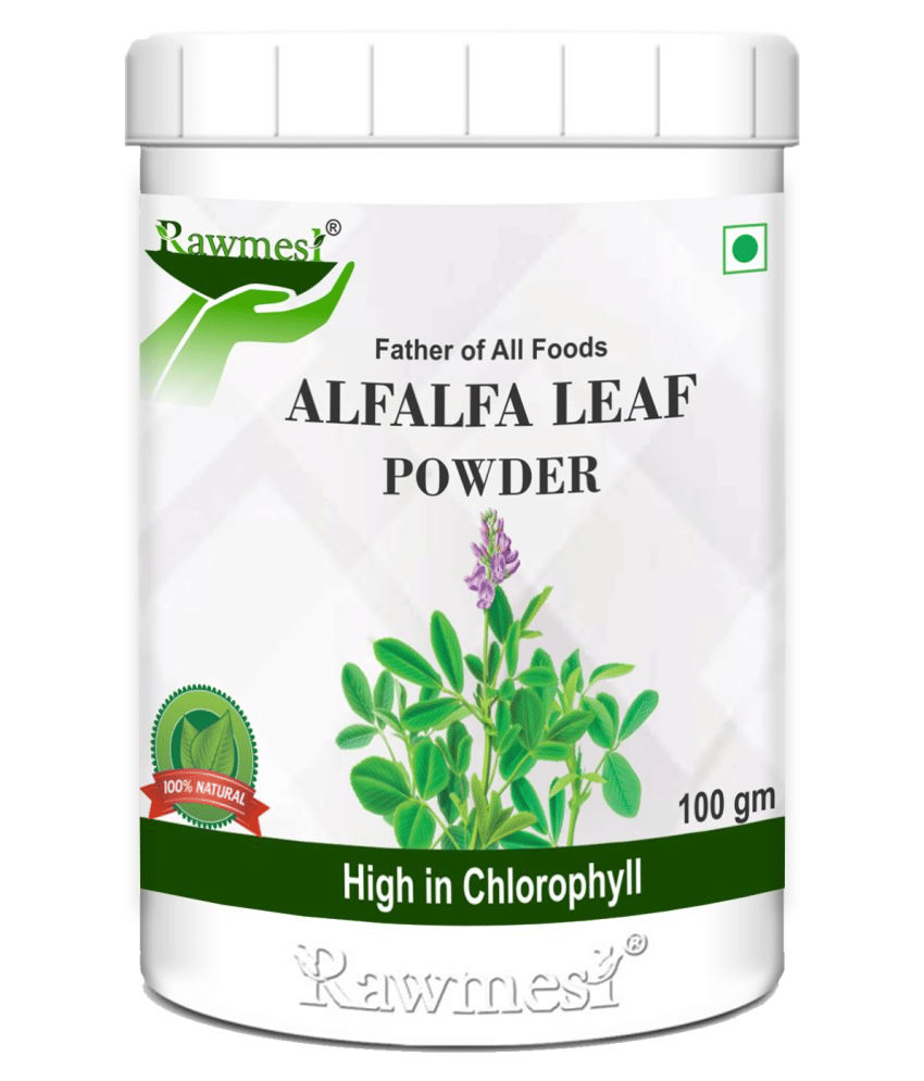 Rawmest Alfalfa Leaf Powder 100 Gm Pack of 1