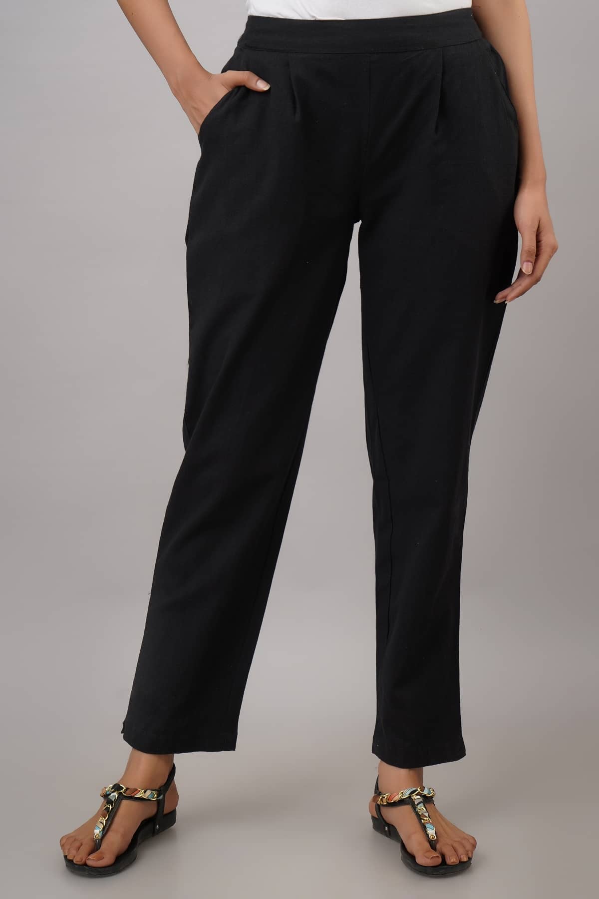 FabbibaPrints Cotton Casual Pants - Single - Trousers | Buy online on ZillyBuy