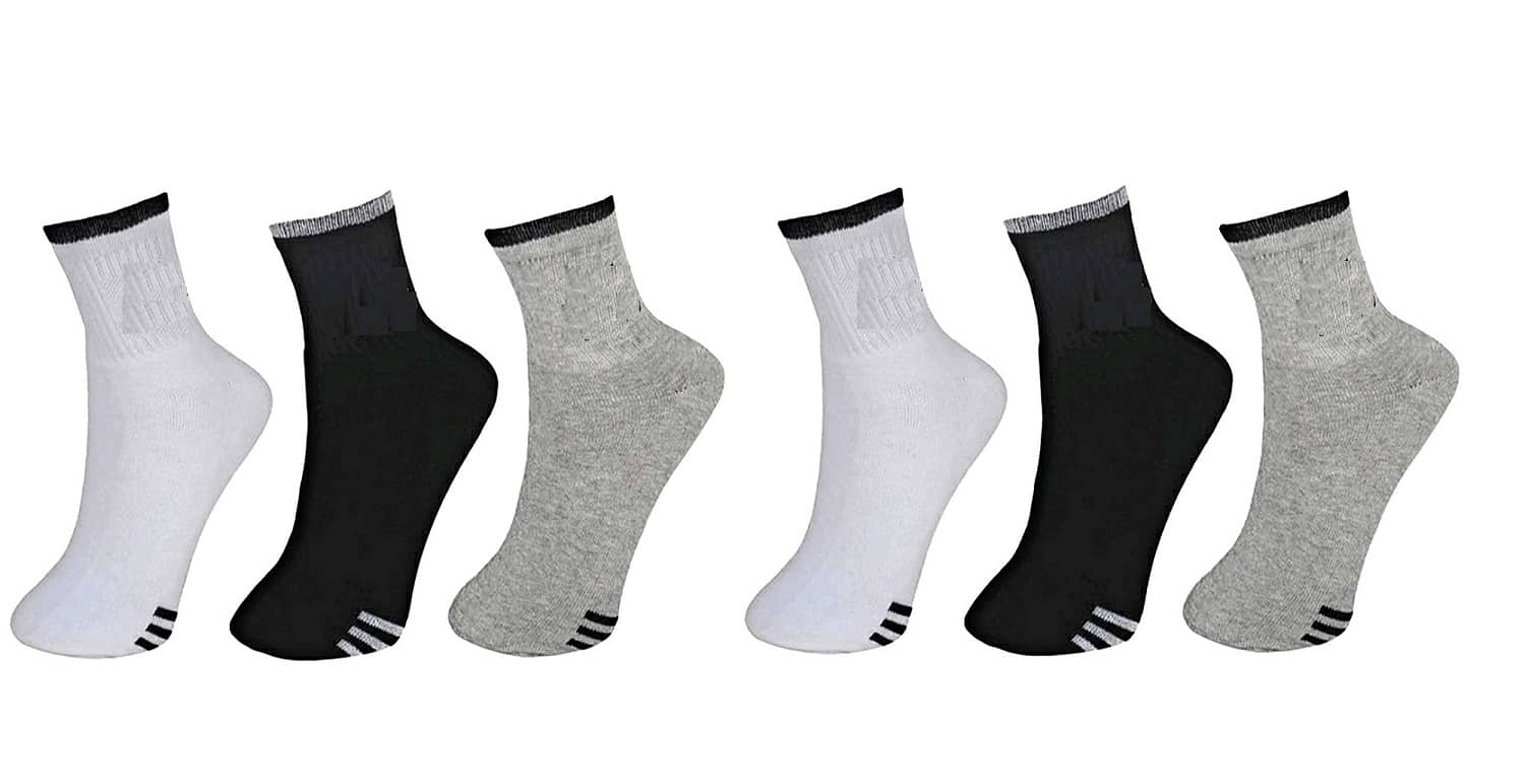 PENYAN - Cotton Men's Striped Multicolor Ankle Length Socks ( Pack of 6 ) - Socks | Buy online on ZillyBuy