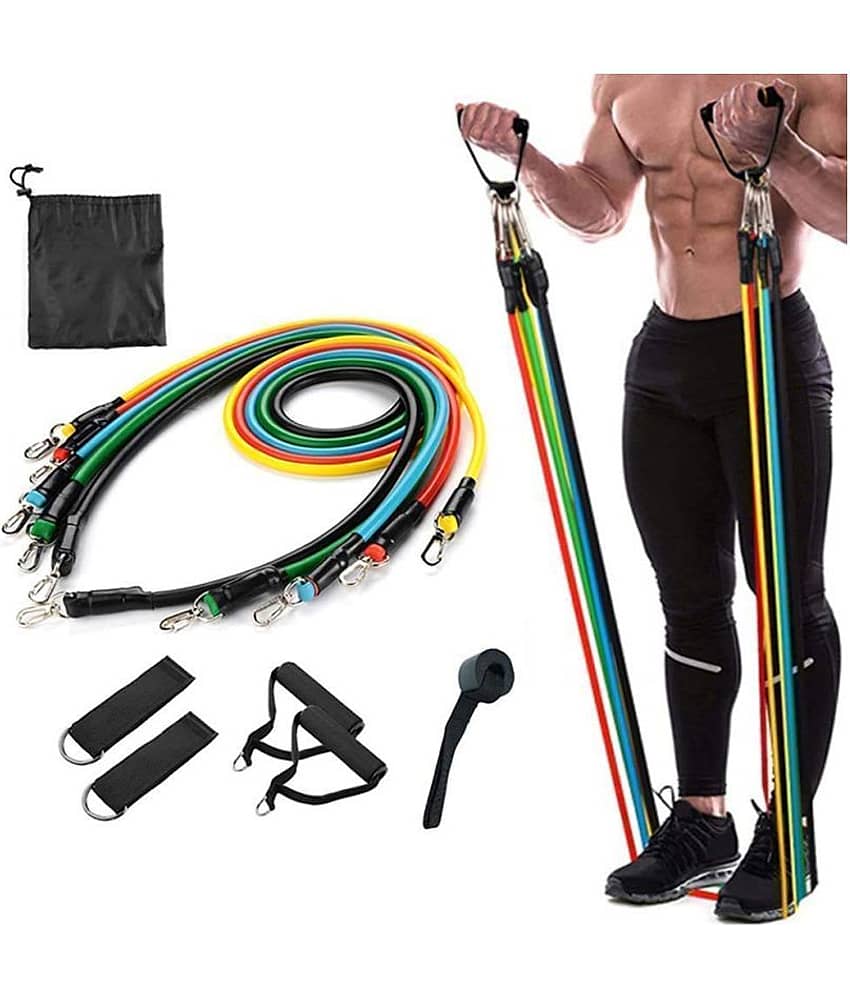Resistance Exercise Bands with Door Anchor, Handles, Waterproof Carry Bag, Legs Ankle Straps for Resistance Training, Physical Therapy, Home Workouts, Resistance Band - Sports and Fitness Equipment | Buy online on ZillyBuy