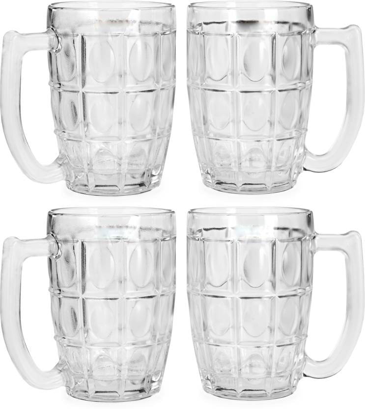     			Afast Beer Mug Glasses Set,  350 ML - (Pack Of 4)