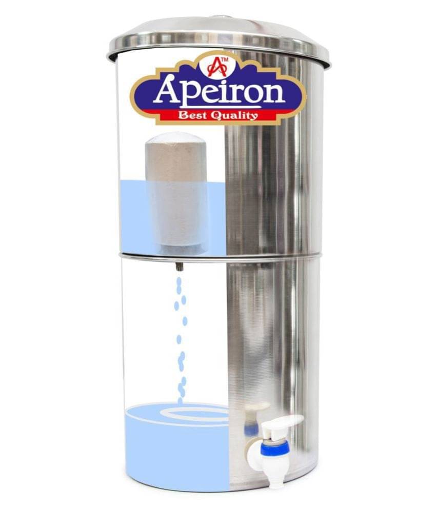 Apeiron Water Filter 16ltr Stainless Steel Bottom loading water dispenser Apeiron Water Filter 16ltr Stainless Steel Bottom loading water dispenser