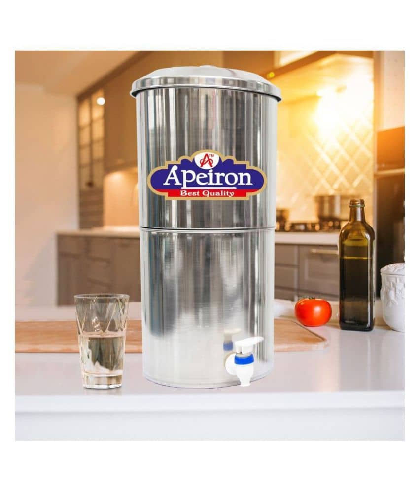 Apeiron Water Filter 24ltr Stainless Steel Bottom loading Water dispenser