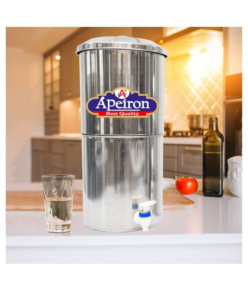 Apeiron Water Filter 27 ltr Stainless Steel Bottom loading Water Dispenser Apeiron Water Filter 27 ltr Stainless Steel Bottom loading Water Dispenser