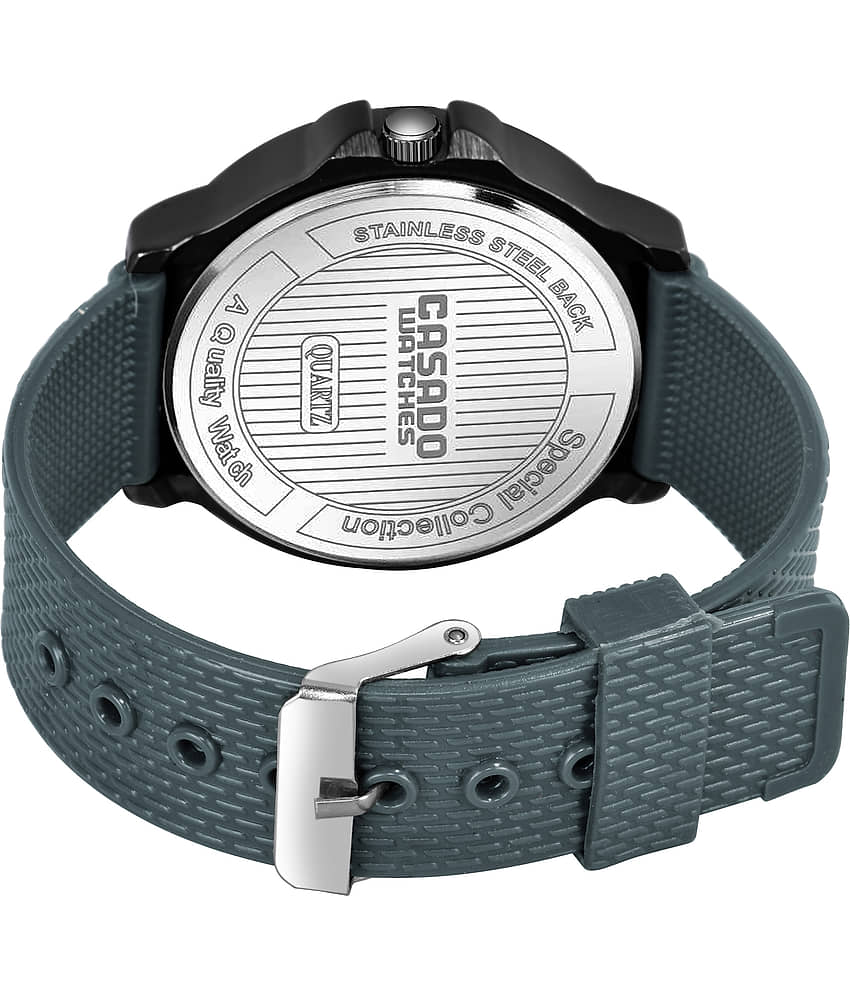 Serfadu Fizix Watch St Steel Back Quartz CASADO CSD-326-BLACK-GREY Silicon Analog Men's Watch