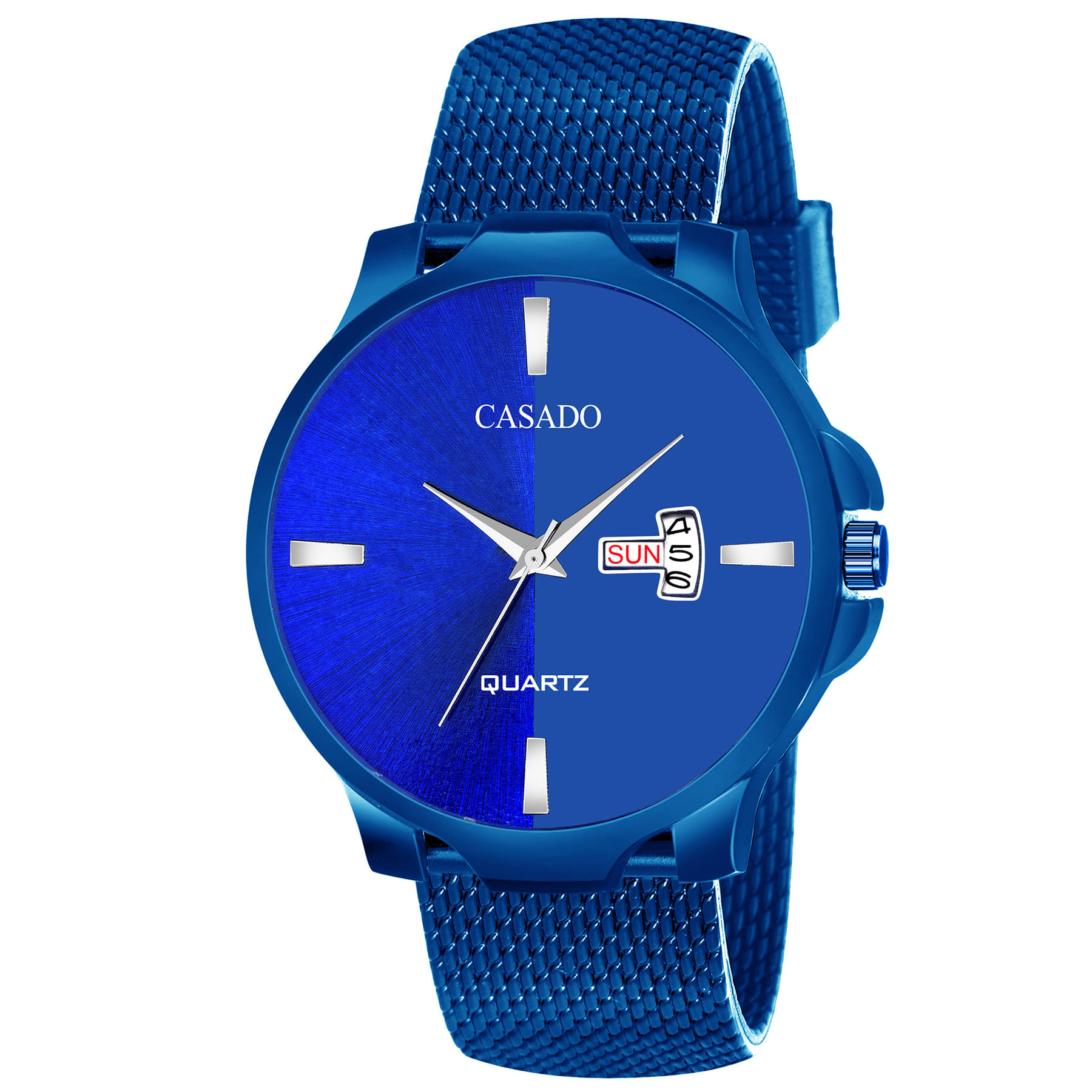     			CASADO CSD-364-BLUE-BLU-DD Silicon Analog Men's Watch