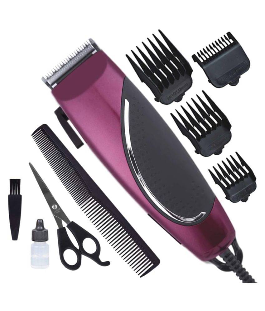 Electric Professional Corded High Power Washable Beard Mustache Trimmer And Hair Combo Electric Professional Corded High Power Washable Beard Mustache Trimmer And Hair Combo