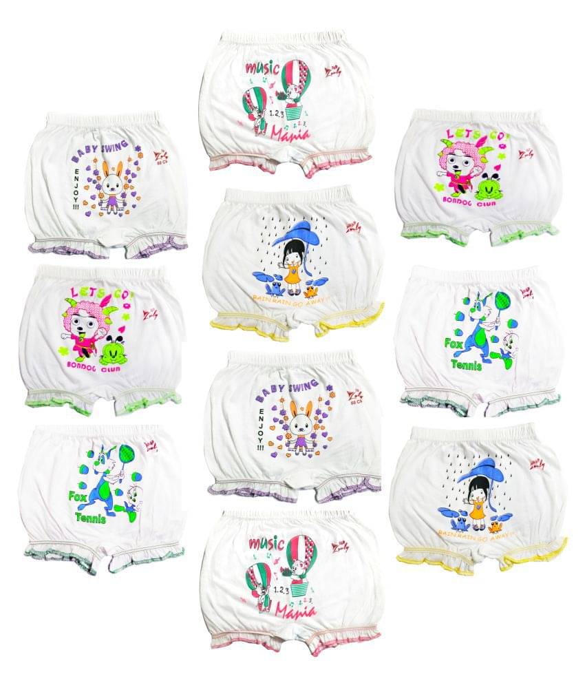     			HAP Pack of 10 Boys Cotton Briefs ( Multi Color )